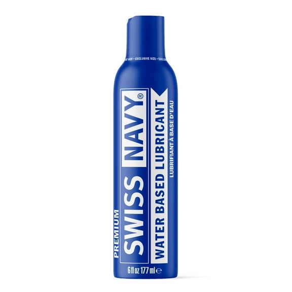SWISS NAVY Premium Water Based Lubricant, 6oz.
