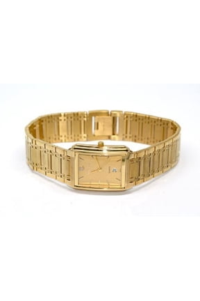 SWISS WATCH GOLD STAINLESS STEEL HIGH QUALITY WATER RESISTANT