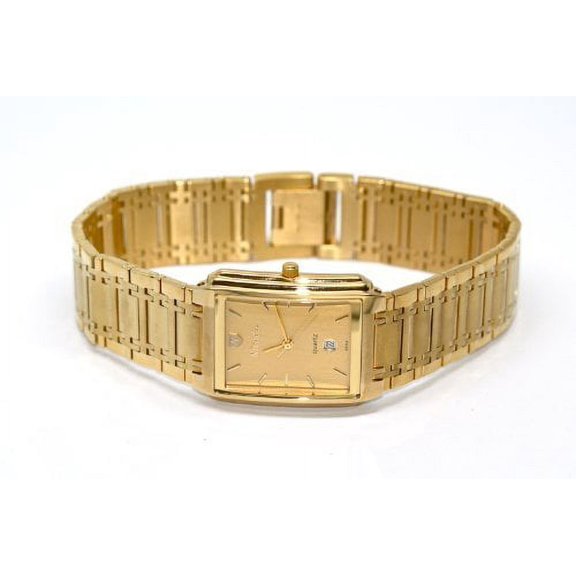 SWISS WATCH GOLD STAINLESS STEEL HIGH QUALITY WATER RESISTANT