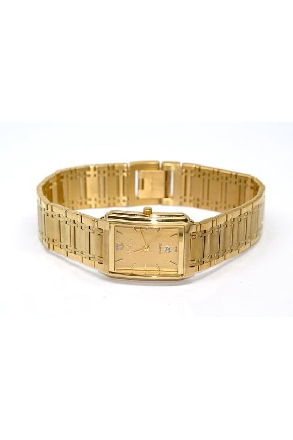 SWISS WATCH GOLD STAINLESS STEEL HIGH QUALITY WATER RESISTANT