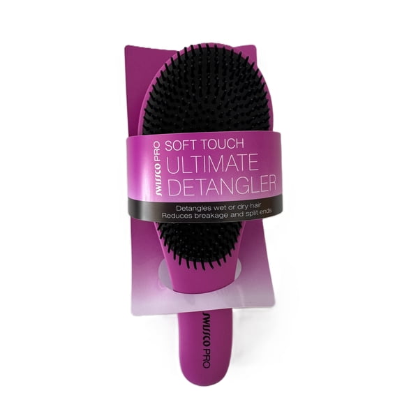 SWISSCO PRO SOFT TOUCH ULTIMATE DETANGLER HAIR BRUSH