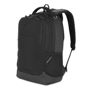 SWISSGEAR Cecil 5505 Laptop Backpack for Work, School, College, Office, Everyday, Black Hex, 18-Inch