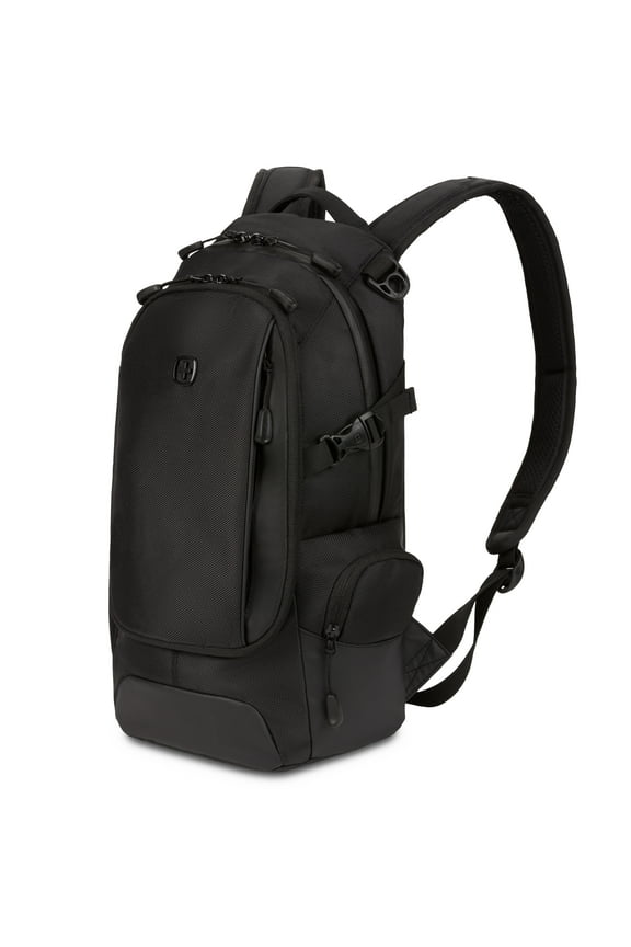 City Pack Backpack Narrow Daypack, Everyday Sporty Tablet Compact Carry, Black Ballistic