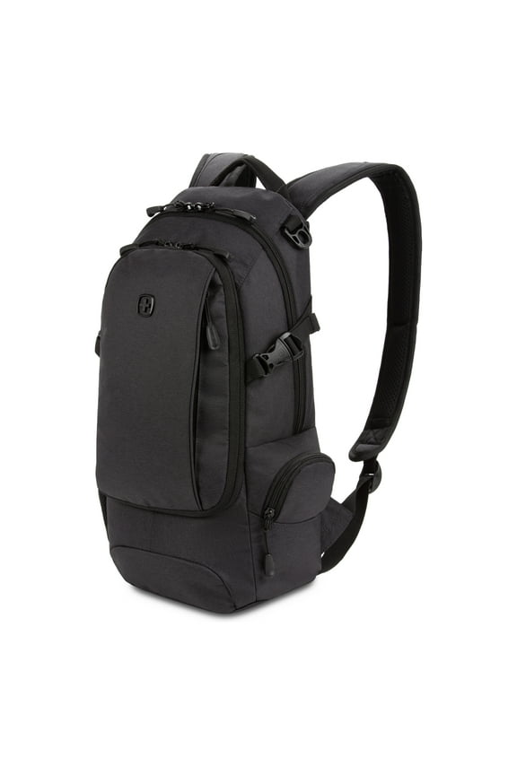 City Pack Backpack Narrow Daypack, Everyday Sporty Tablet Compact Carry, Dark Grey