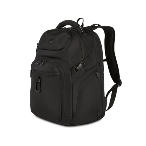 SWISSGEAR ENDURE SCANSMART 17" LAPTOP BACKPACK REFLECTIVE TECH SCANSMART - BLACK