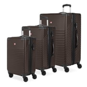 SWISSGEAR Edge Hardside 3-Piece Spinner, Mocha Brown