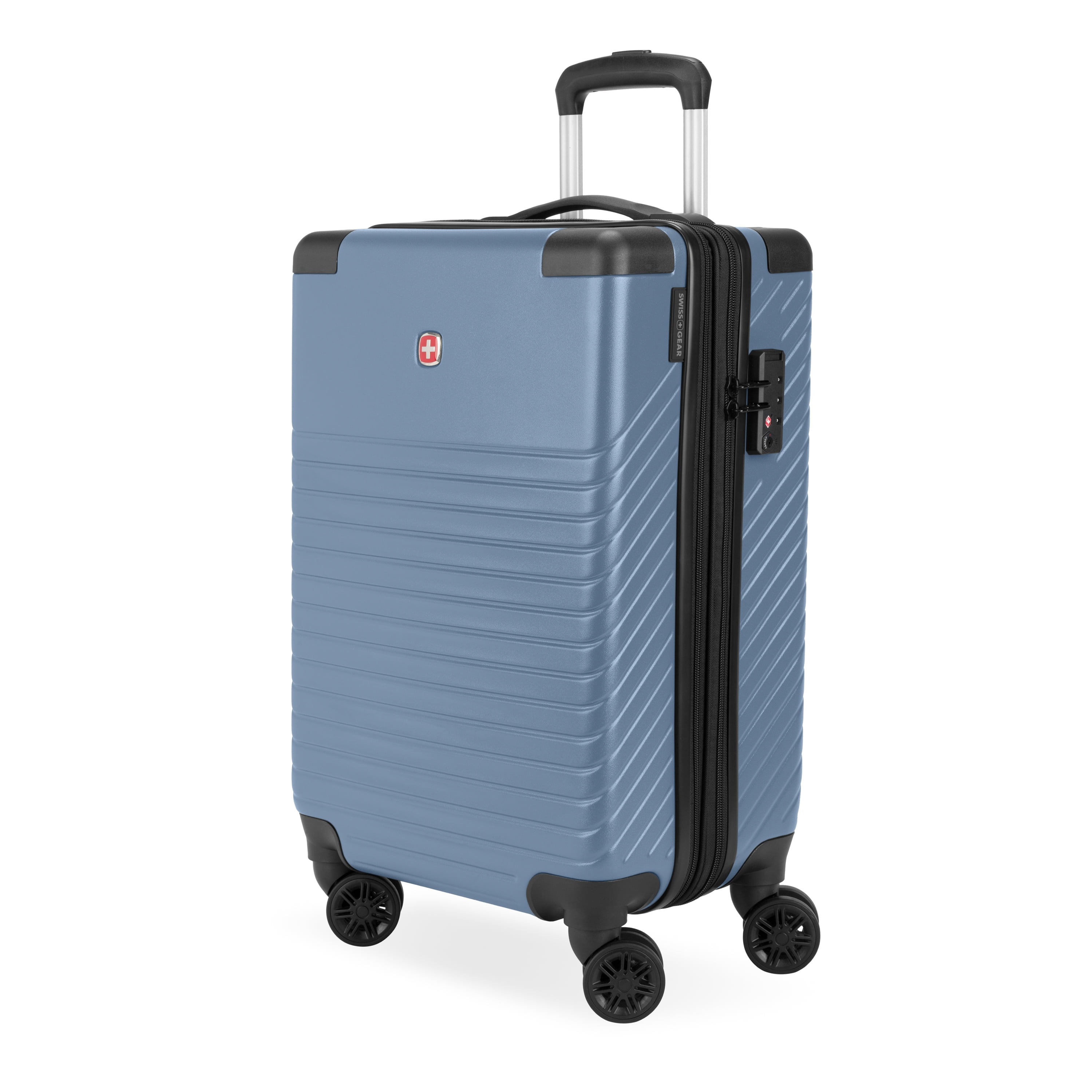 SWISSGEAR Edge Hardside Carry-On Spinner, Slate Blue