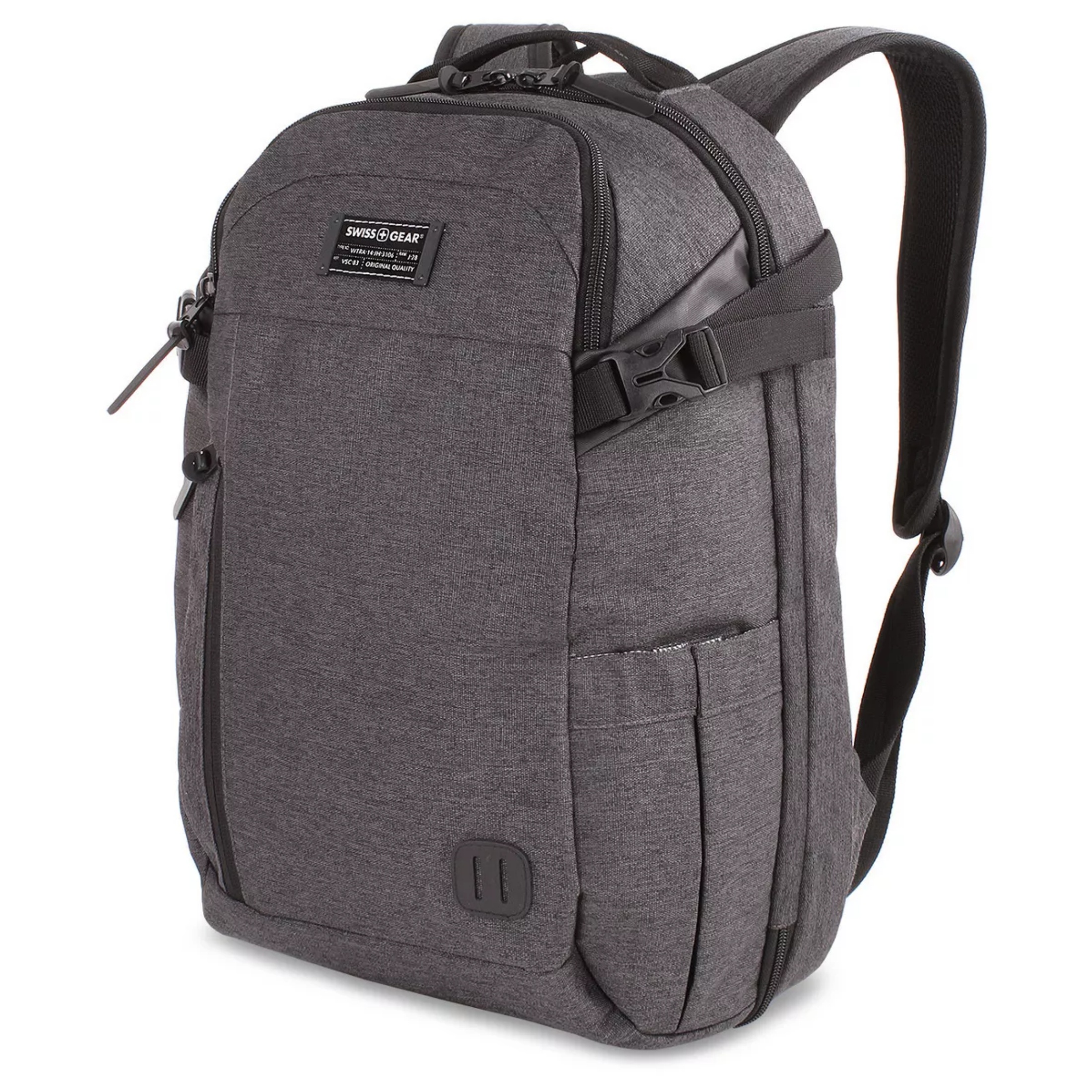 SWISSGEAR Getaway Weekend Laptop 18" Backpack Heather Gray