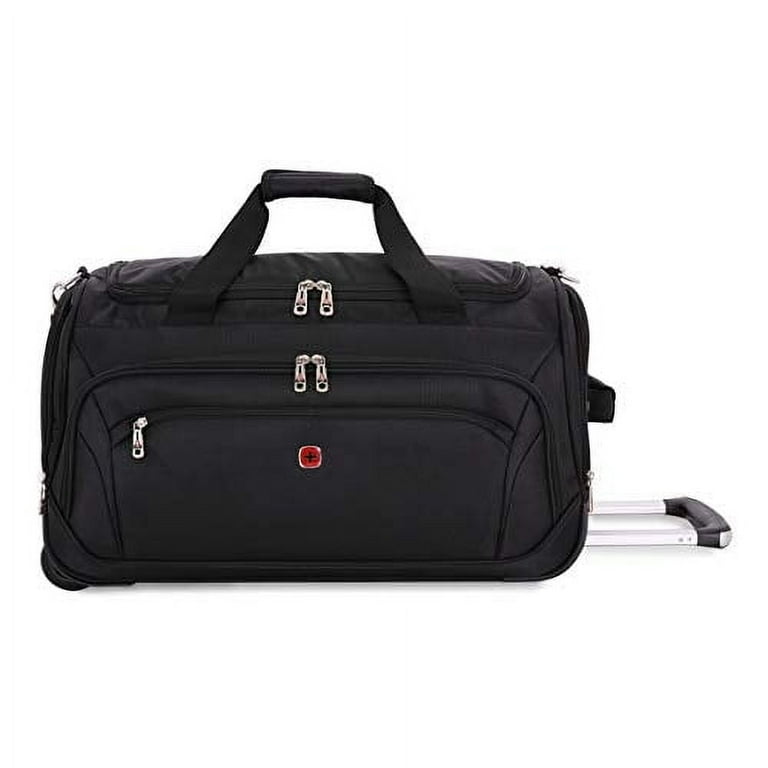 SWISSGEAR Large Lightweight Rolling Duffel Wheeled, Soft-Shell