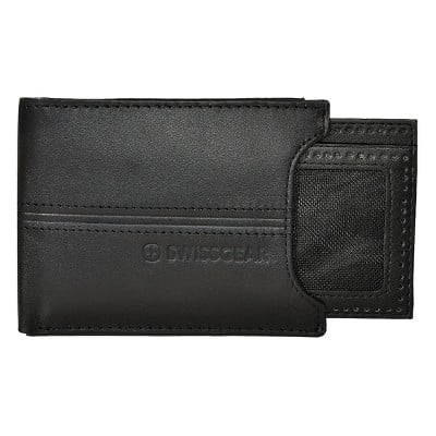 SWISSGEAR Men's Delmont Slimfold Wallet Black
