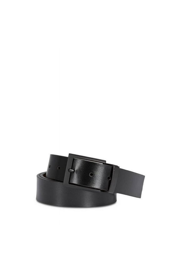 Men's Matte Buckle Reversible Belt - Black/Brown - Medium