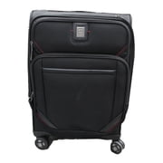 SWISSGEAR 20" Unisex Carry On Spinner Suitcase, Black
