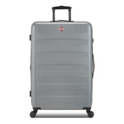 SWISSGEAR Stride Hardside Large Checked Spinner, Charcoal Gray