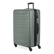 SWISSGEAR Stride Hardside Large Checked Spinner, Olive Green