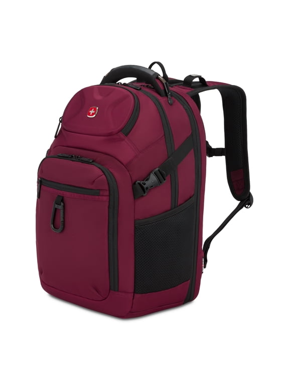 Stride ScanSmart Laptop Backpack, Burgundy, Feature Packed for School, Travel, Everyday