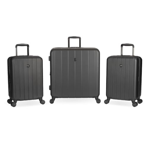 SWISSGEAR WANDERLUST 3-PIECE SPINNER 3-PIECE SET (19/19/25) SA8092 - BLACK