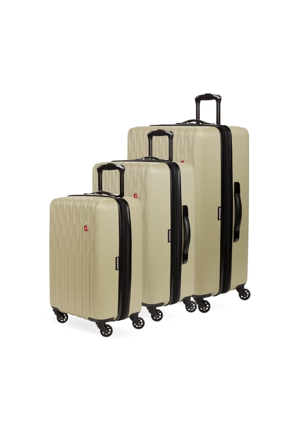 Wave Hardside Expandable 3-Piece Luggage Set with Spinner Wheels, Sand