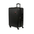 thumbnail image 1 of SWISSGEAR Wave Hardside Expandable Medium Checked Luggage with Spinner Wheels, Black, 1 of 5