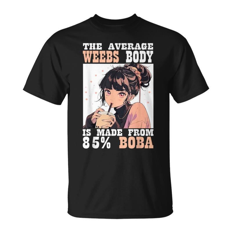 SPEEDRUN Cute Kawaii Anime Weeb 85 Bubble Tea T-Shirt - Walmart.com