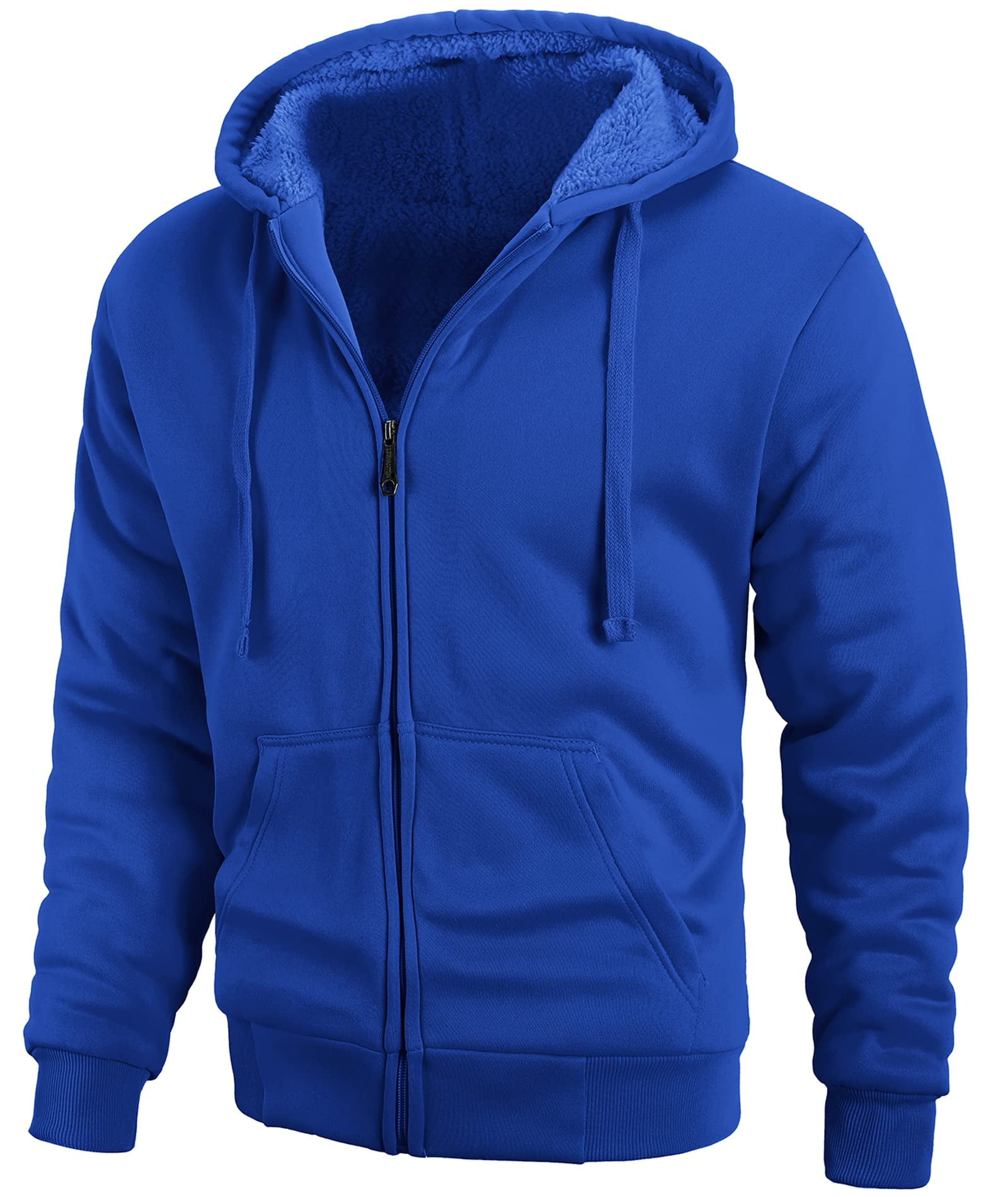 Essential Superdry Blue Hoodie, Baseball Zip