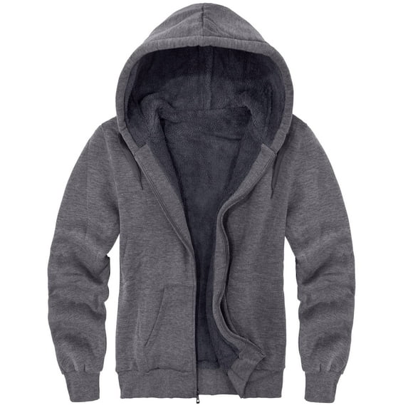 SPEEDRUN Lightweight Hoodie for Men Slim fit Jacket for Men Hooded Sweatshirt Zip up Casual Sweater Gray S