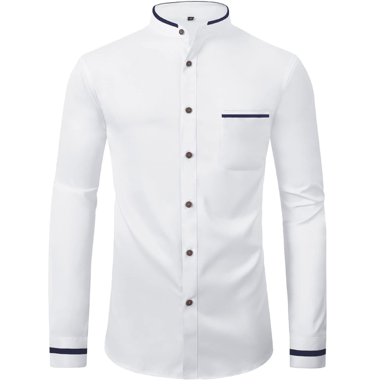 stafford dress shirts for men Men's Regular Fit Easy Care Stretch Shirt (Blooming Blue, 14.5/34-35) wicking properties to keep you cool and confident all day The Best White Dress Shirts