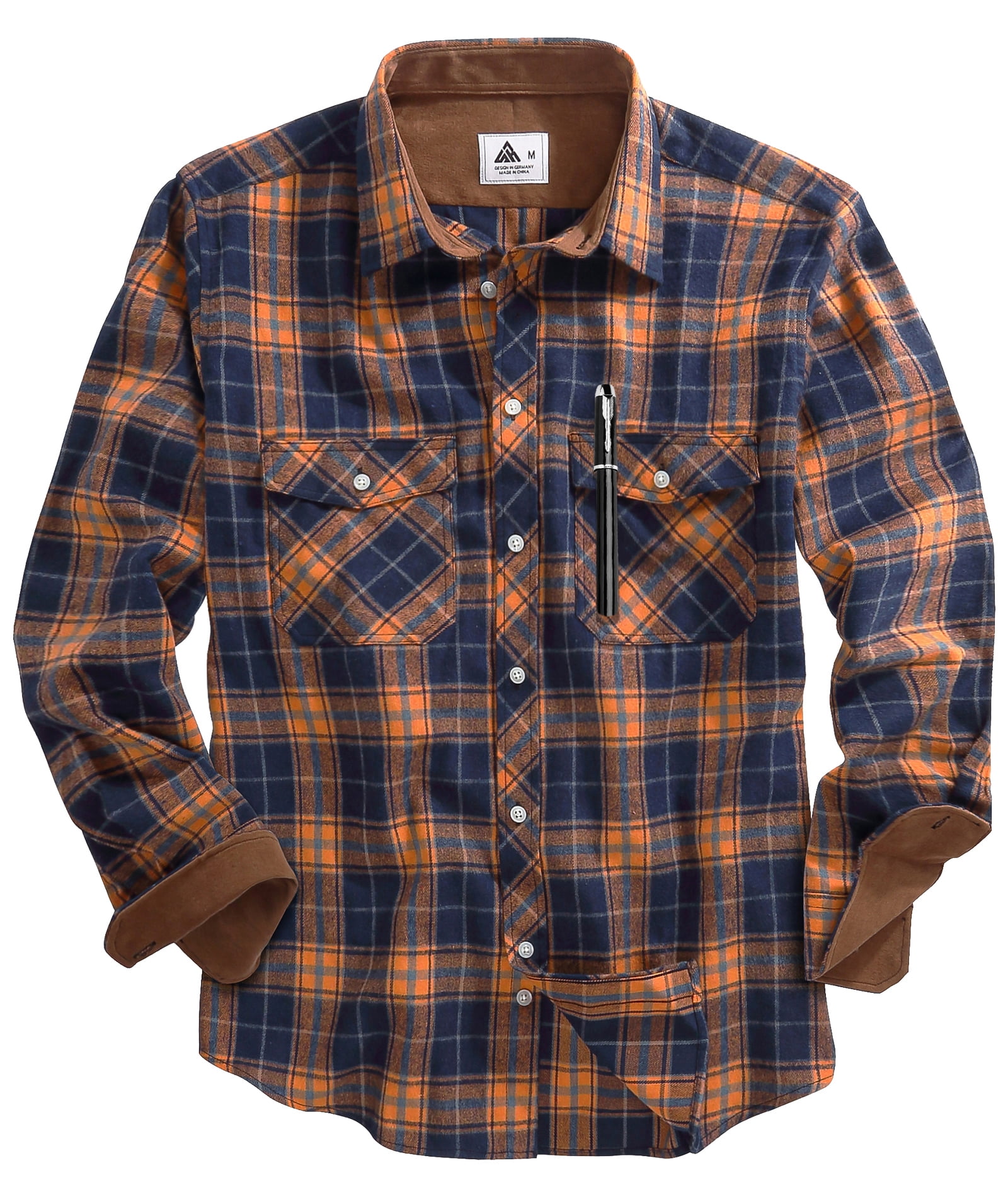 SWISSWELL Men's Casual Plaid Shirts Button Down Long Sleeve