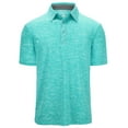 thumbnail image 1 of SPEEDRUN Men's Golf Polo Shirts Solid Color Short Sleeve Shirts for Men Classic Polo Shirts Casual Business Polo Shirts for Men Green M, 1 of 9