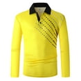 thumbnail image 1 of SPEEDRUN Men's Performance Long Sleeve Work Shirts Moisture Wicking Polo Shirts with Pocket, 1 of 5