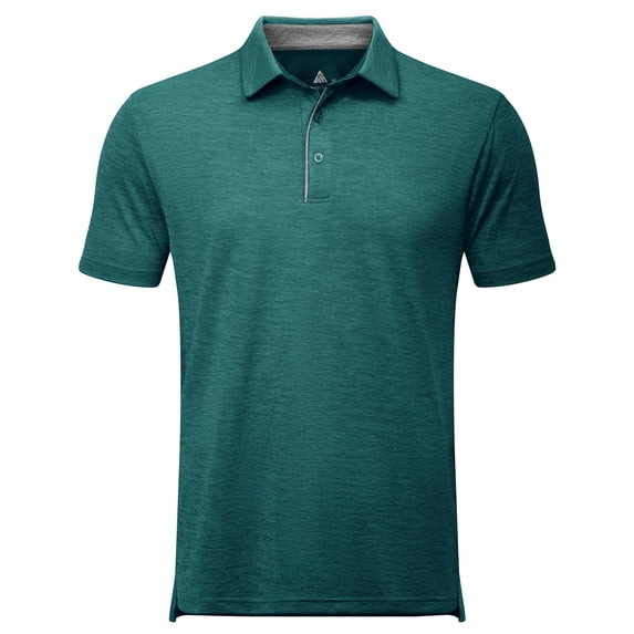 SWISSWELL Men's Performance Shirt Polo Shirts Short Sleeve Classic Solid Color for Casual and Business Wear