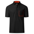 thumbnail image 1 of SPEEDRUN Men's Polo Shirts Short Sleeve Business Casual Reguar Fit Collared Pique T-Shirts, 1 of 6