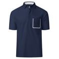 thumbnail image 1 of SPEEDRUN Men's Polo Shirts Short Sleeve Business Casual Reguar Fit Collared Pique T-Shirts, 1 of 6