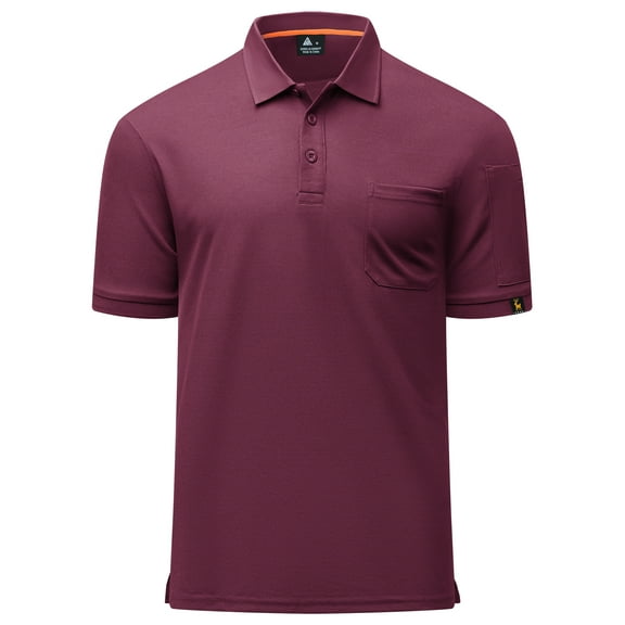 SPEEDRUN Men's Reguar Fit Collared Pique Short Sleeve Casual Polo T-Shirts for Men