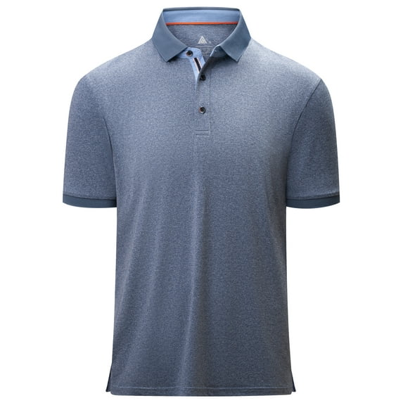 SPEEDRUN Men's Sports Polo Shirts for Golf Short Sleeve Classic Solid Color for Casual and Business Wear