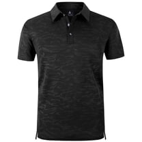 SPEEDRUN Men's Sports Polo Shirts for Golf Short Sleeve Classic Solid Color for Casual and Business Wear