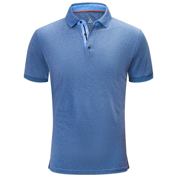 SPEEDRUN Men's Sports Polo Shirts for Golf Short Sleeve Classic Solid Color for Casual and Business Wear