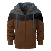 SWISSWELL Men's Winter Warm Sherpa Lined Hoodies Thick Fleece Jacket Coat,Sizes M-3XL