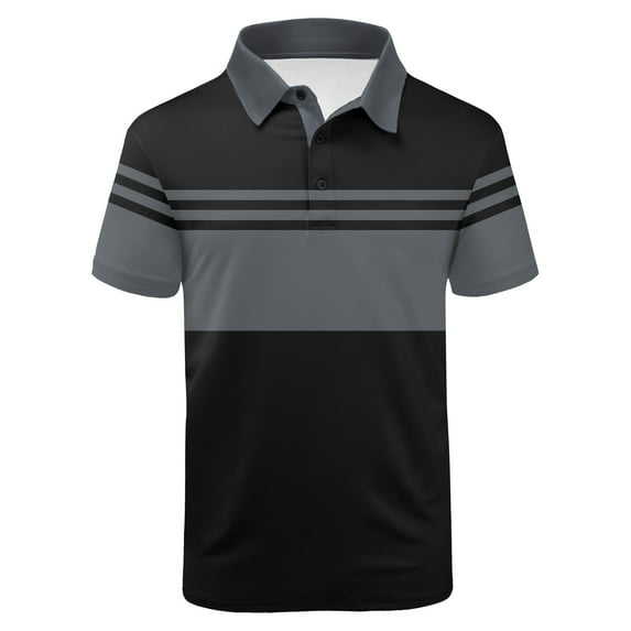 SPEEDRUN Polo Shirts for Men Casual Outdoor Summer Sports Polo Regular Fit Short Sleeve Shirts
