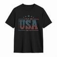 thumbnail image 1 of SPEEDRUN USA American Flag for 4th of July Graphic T-Shirt, 1 of 5