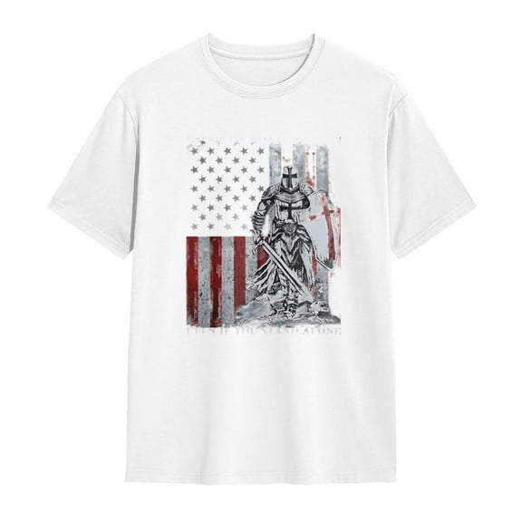 SPEEDRUN USA American Flag for 4th of July Graphic T-Shirt