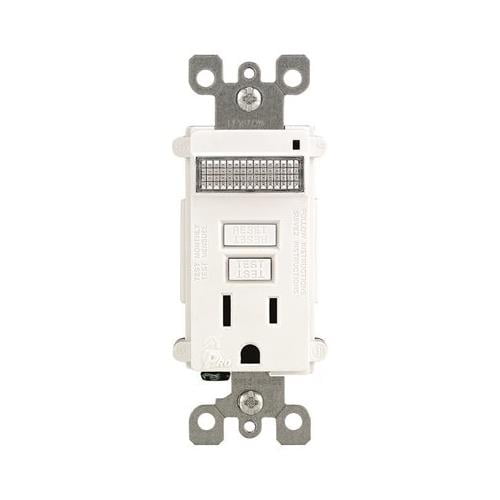 Leviton 1222-SW 20 Amp Double-Pole Toggle Switch Industrial - White