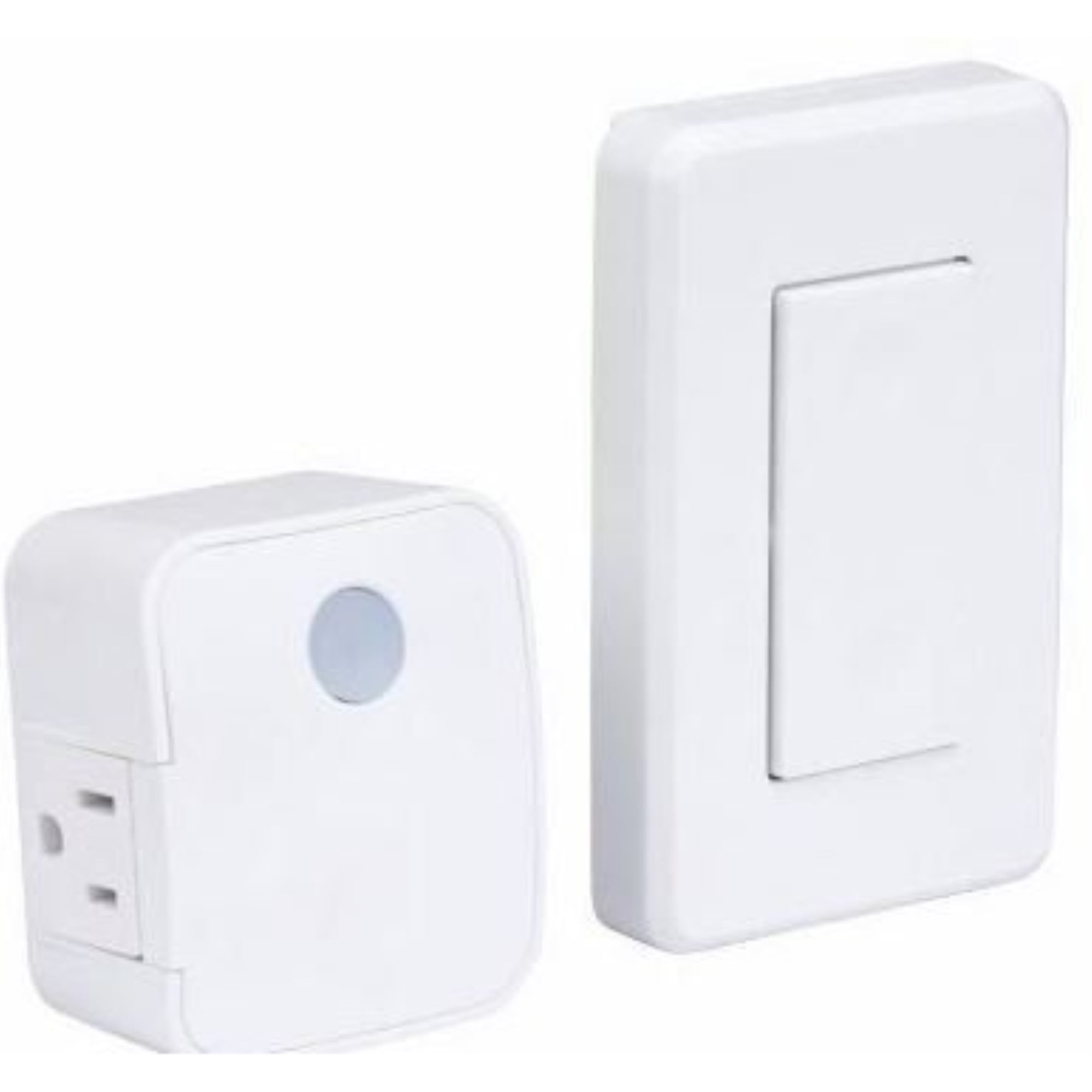 Westek White Wireless Rocker Light Switch with Receiver