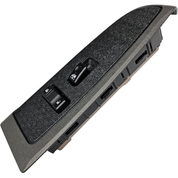 2003-2006 Silverado, Sierra, & Avalanche Front Passenger Window Switch & Dark Gray Bezel Full Assembly (Dark Pewter, Standard Cab, Crew, 2003, 2004, 2005, 2006, 03, 04, 05, 06)
