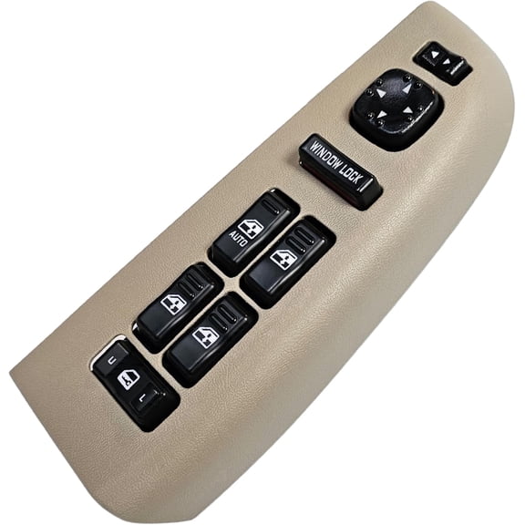 2000-2002 Chevrolet Silverado, Suburban, Avalanche, Tahoe, and GMC Yukon & 1999-2002 GMC Sierra Master Window Switch Full Assembly (1999, 2000, 2001, 2002, 99, 00, 01, 02 Crew, Extended Cab)
