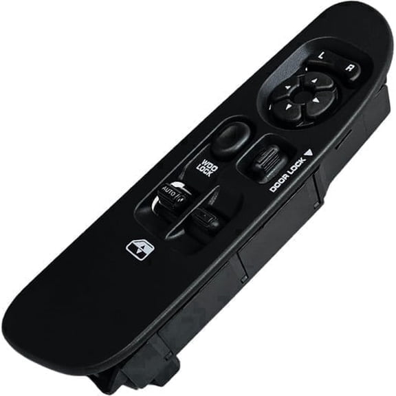 2002-2009 Dodge Ram Window Master Switch & Black Bezel Full Assembly (2002, 2003, 2004, 2005, 2006, 2007, 2008, 2009, 02, 03, 04, 05, 06, 07, 08, 09, Regular Cab, Single Cab, Dark Slate Gray)