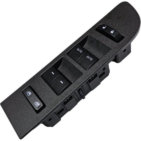 2011-2014 Ford F-150 Window Master Switch & Black Bezel Full Assembly (2011, 2012, 2013, 2014, 11, 12, 13, 14, Double Cab, Crew, F150)