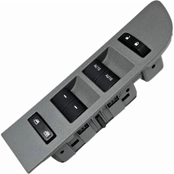 2011-2014 Ford F-150 Window Master Switch & Gray Bezel Full Assembly (2011, 2012, 2013, 2014, 11, 12, 13, 14, Double Cab, Crew, F150)