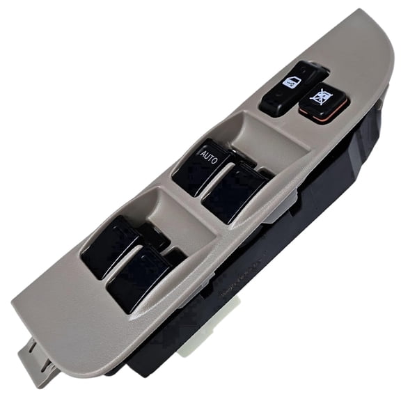 1998-2002 Toyota Corolla Window Master Switch & Gray Bezel Full Assembly (1998, 1999, 2000, 2001, 2002, 98, 99, 00, 01, 02, Toyo)