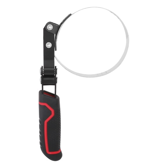 Hyper Tough Adjustable Swivel Oil Filter Wrench, 3-7/16 to 3-3/4 in, Non-Slip Grip, Universal Fit for Cars and Trucks