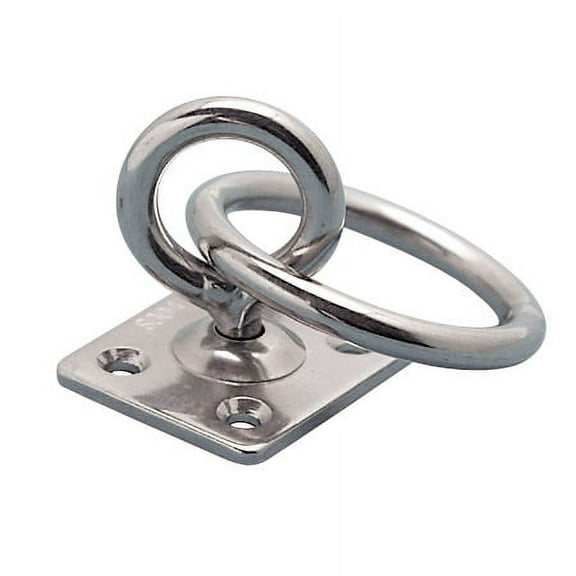 SWIVEL PAD EYE W/RING 304 STAINLESS STEEL 1/4" (S3714-R006)